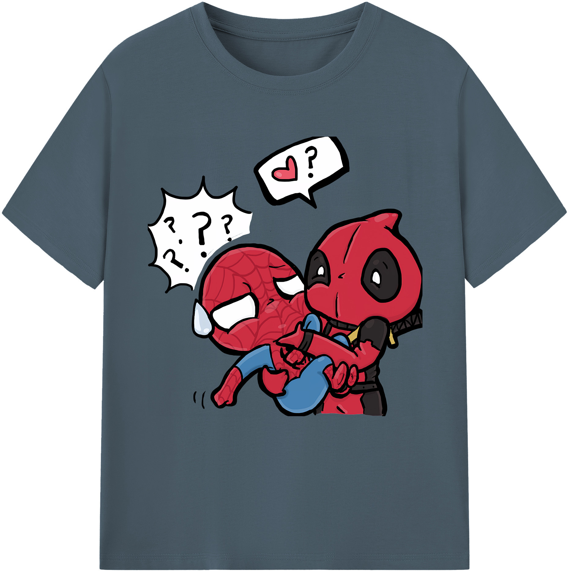 （画像用） Deadpool デッドプール 綿100％半袖Tシャツ（フロントプリント）